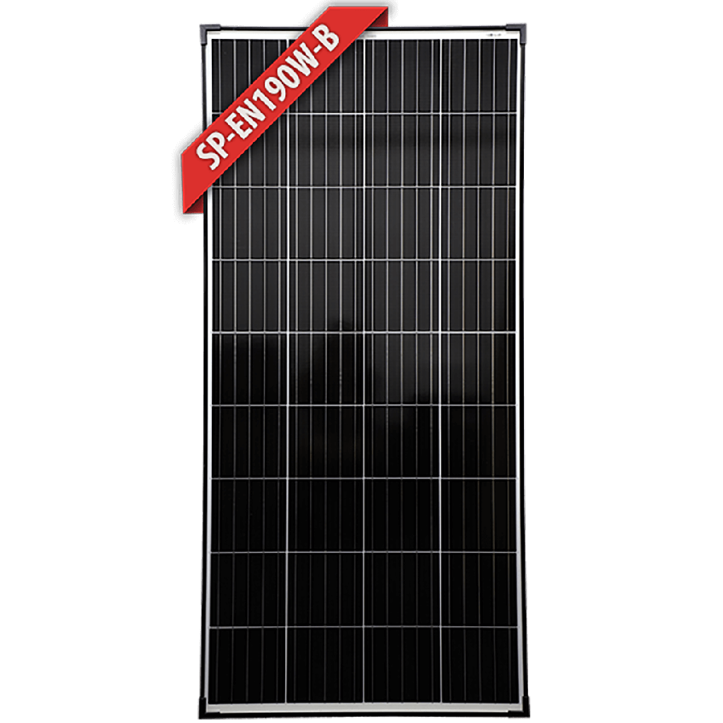 Enerdrive 12V 190W Solar Panel Black