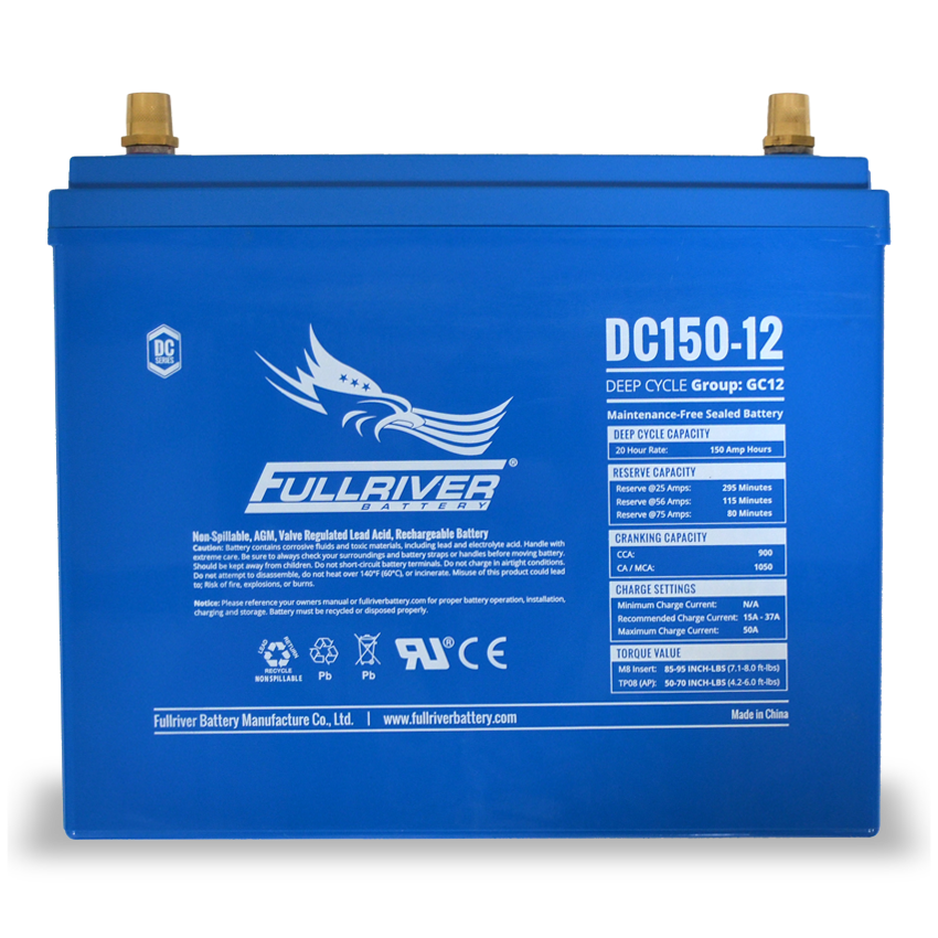 Fullriver DC 12V 150Ah AGM Battery