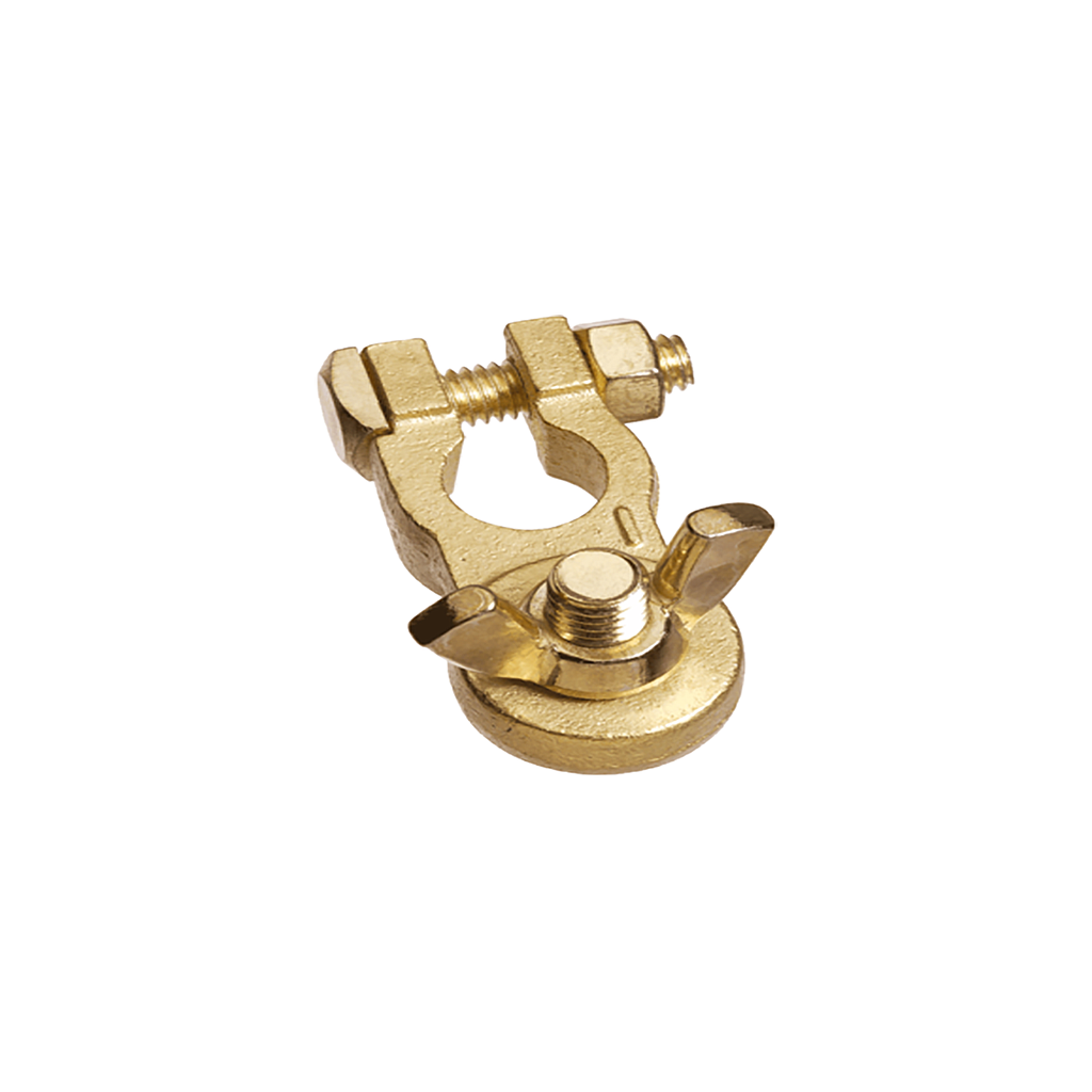 Projecta 10mm Heavy Duty Wingnut Brass Negative Terminal (Blister 1)