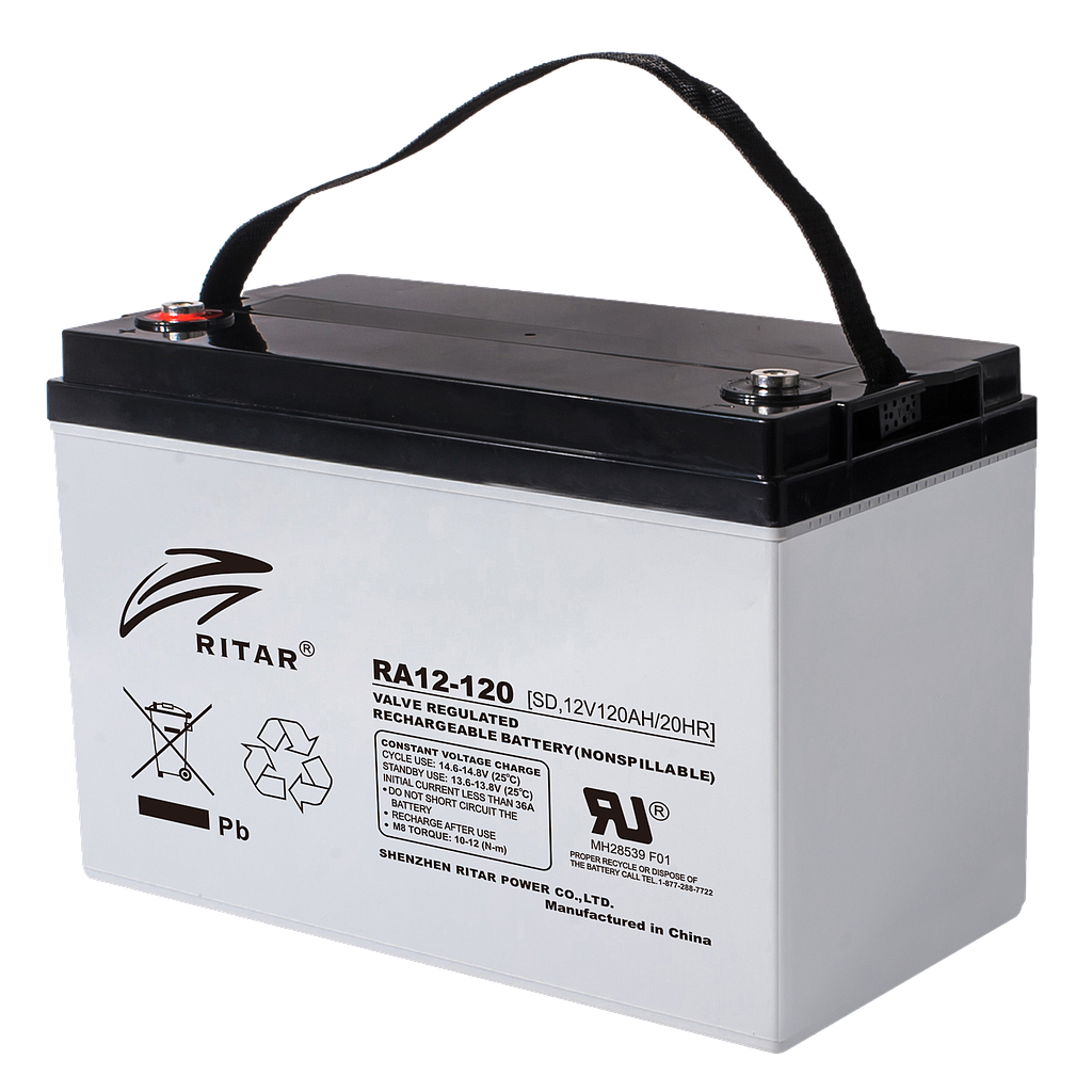 Ritar 12V 120Ah Deep Cycle AGM Battery