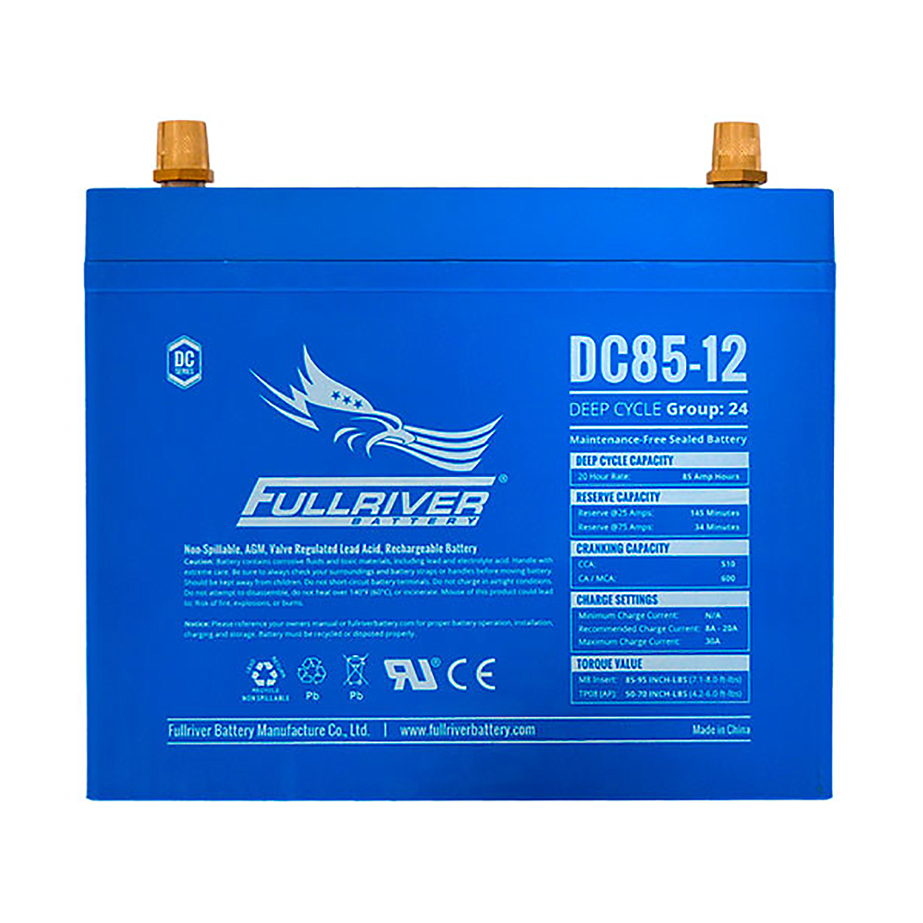 Fullriver DC 12V 85Ah AGM Battery