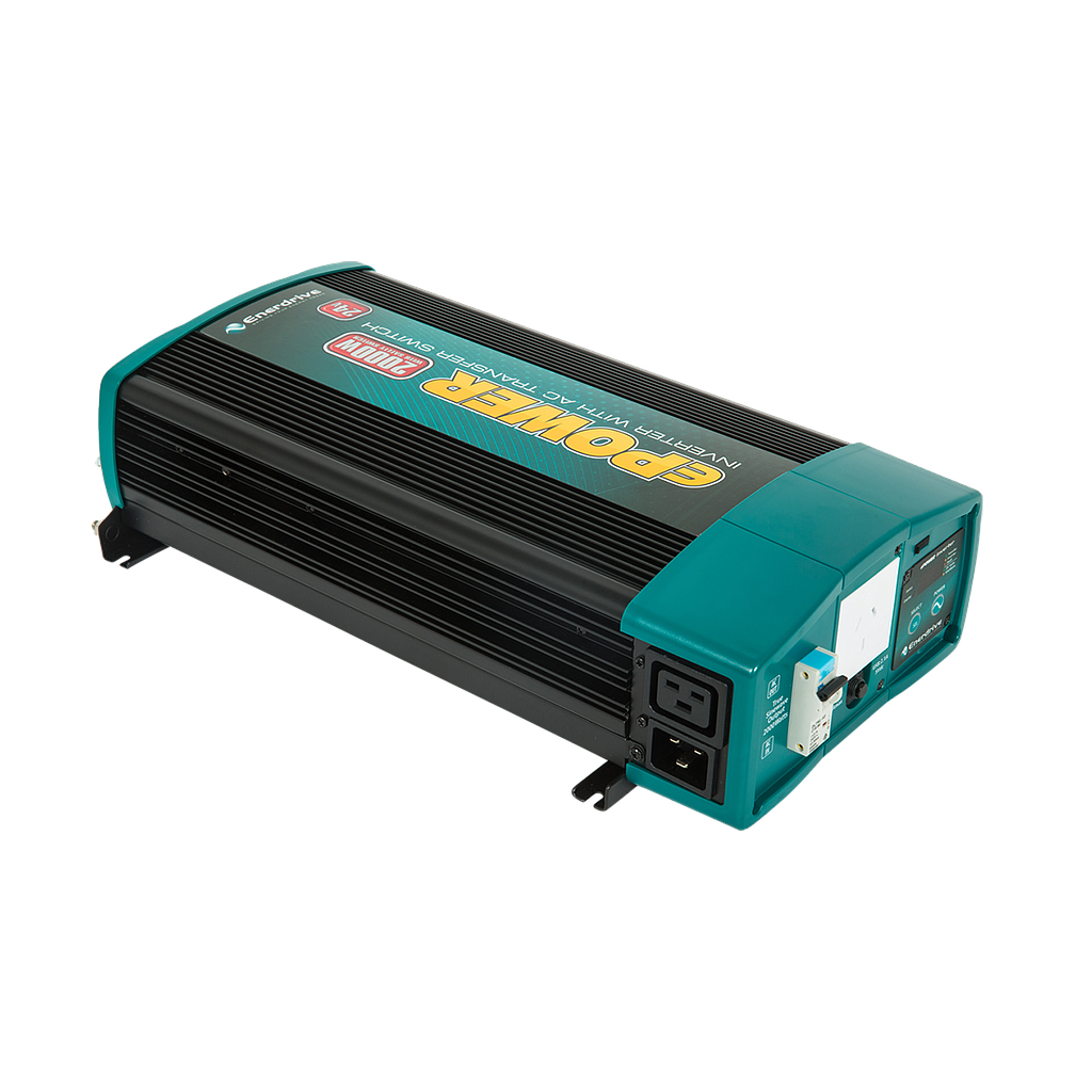 Enerdrive ePOWER 24V 2000W Inverter w/RCD & ATS