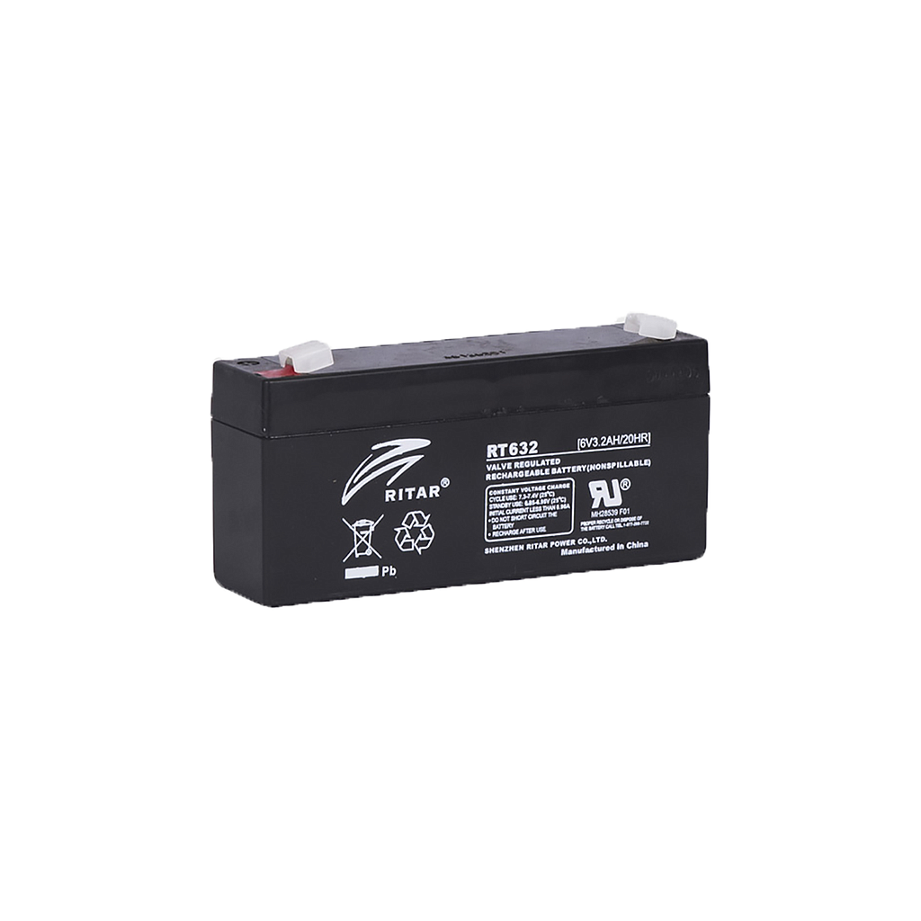 [RT632] Ritar 6V 3.2Ah Agm Battery