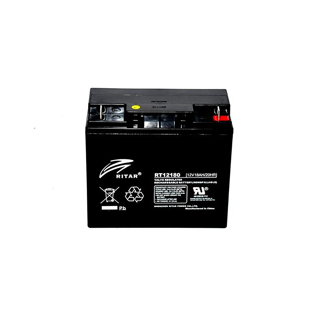 [RT12180F3APC] Ritar 12V 18Ah F3 Agm Battery