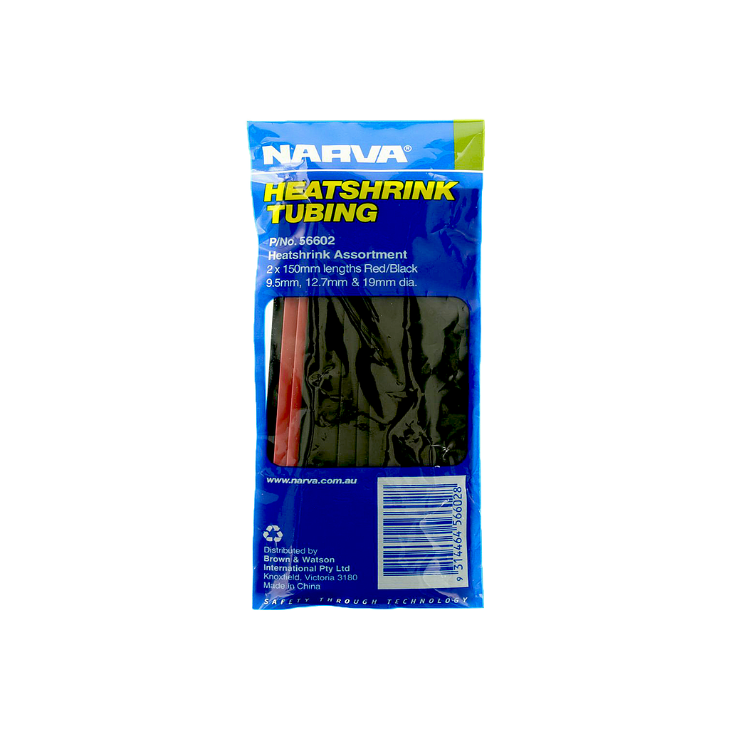 Narva Heatshrink Assortment Pack 9.5mm-19mm