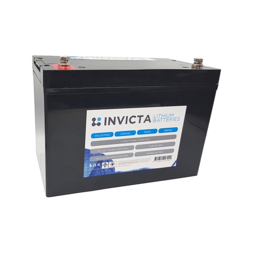 Invicta Lithium 12V 100Ah LiFePO4 Battery