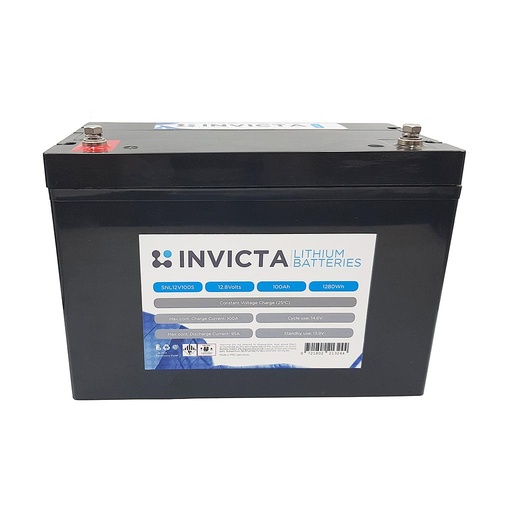 [SNL12V100S] Invicta Lithium 12V 100Ah LiFePO4 Battery