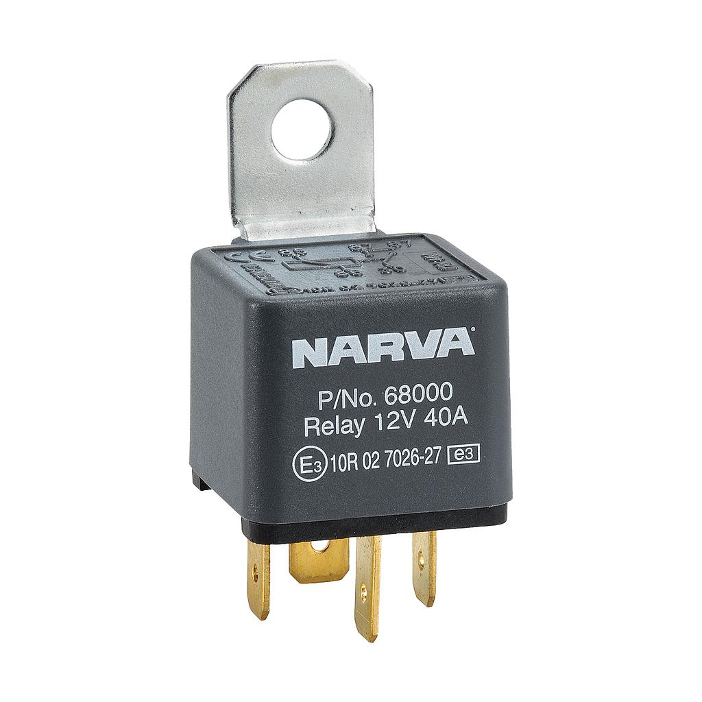[68000BL] Narva 12V 4 Pin 40A Relay