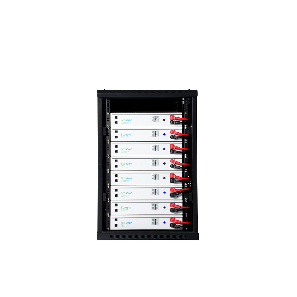 Powerplus Ip21 Indoor Battery Cabinet - 8 X Eco Or Life Batteries (Stainless Steel)