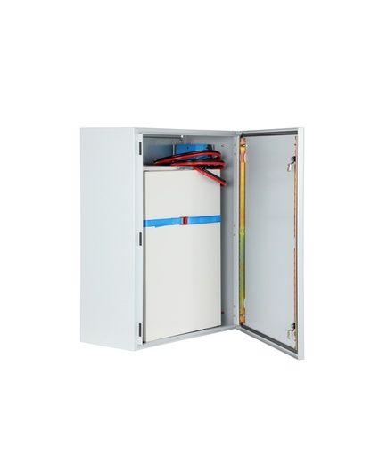 [PEW4] Powerplus Ip66 Wall Mount Battery Cabinet - Suits 4 X Life Or Eco Batteries