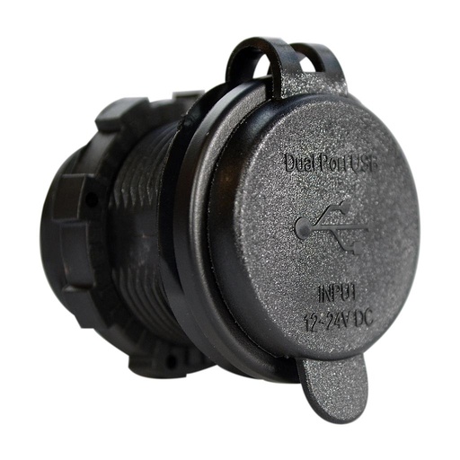 Enerdrive 4.8A Dual USB Socket