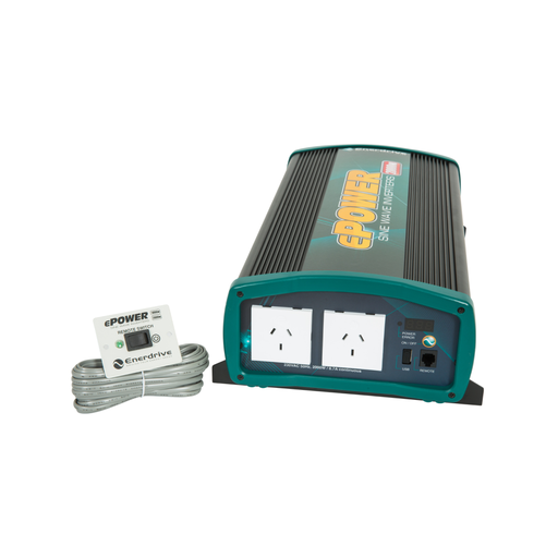 Enerdrive ePOWER 12V 2000W PSW Inverter + Cable Kit
