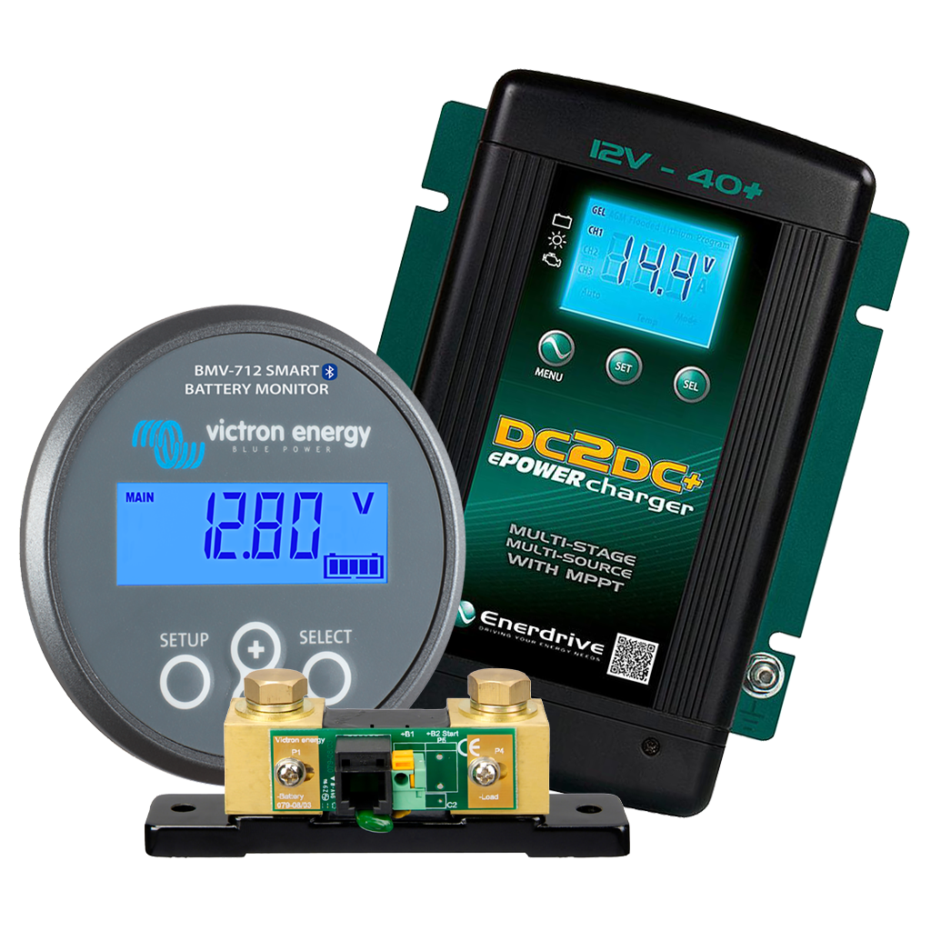 Bundle] Precision Battery Monitor BMV-700 including 500A Shunt for