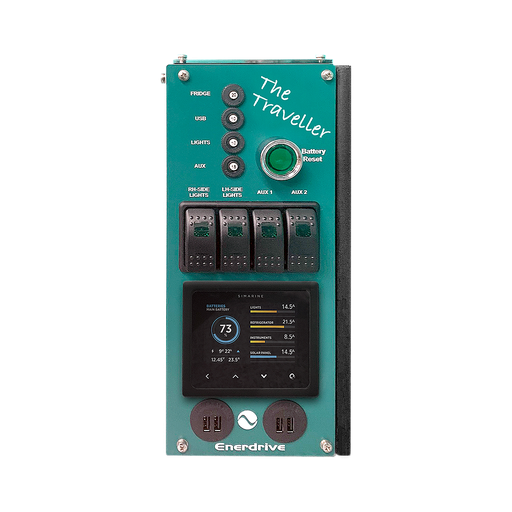 [K-TRAVELLER-03] Enerdrive Traveller System 40AC 40DC with Simarine SCQ50