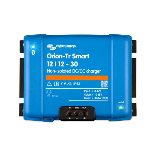[ORI121236140] Victron Orion-Tr Smart 12/12-30A Non-Isolated DC-DC Charger