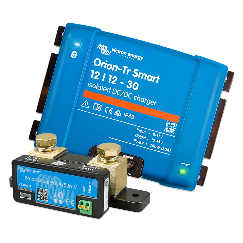 Victron Orion-Tr Smart 12/12-30A DC-DC + Smartshunt 500A