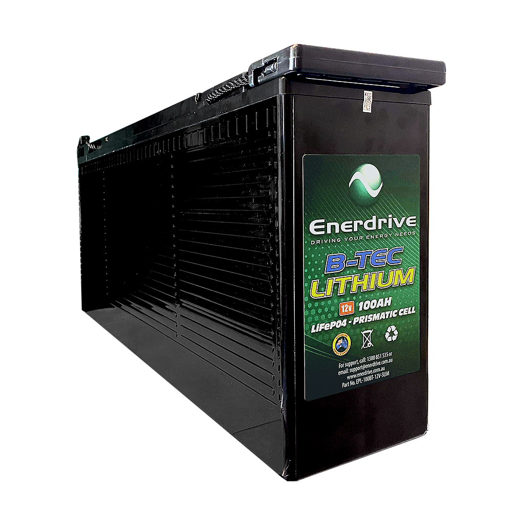 [EPL-100BT-12V-SLIM] Enerdrive B-TEC 12V 100Ah LiFePO4 Slim Battery