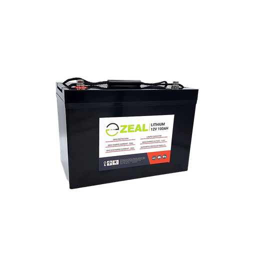 [SLZ12V100S] Zeal 12V 100AH LiFePO4 Battery