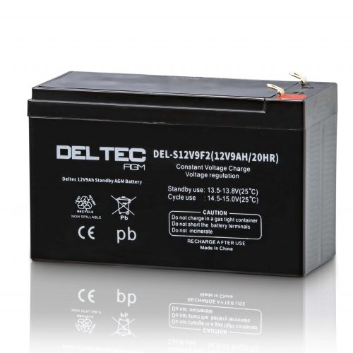 Deltec 12V 9Ah Standby AGM Battery