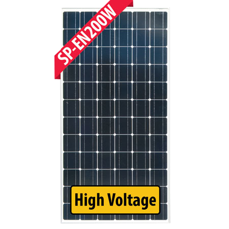 Enerdrive 24V 200W Solar Panel Black