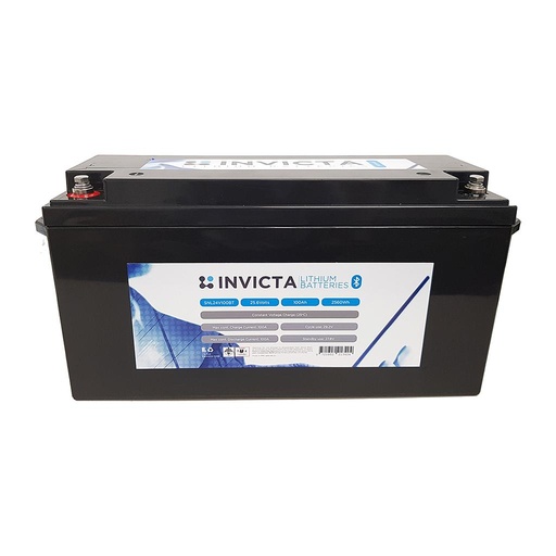 [SNL24V100BT] Invicta Lithium 24V 100Ah LiFePO4 Battery (Bluetooth)