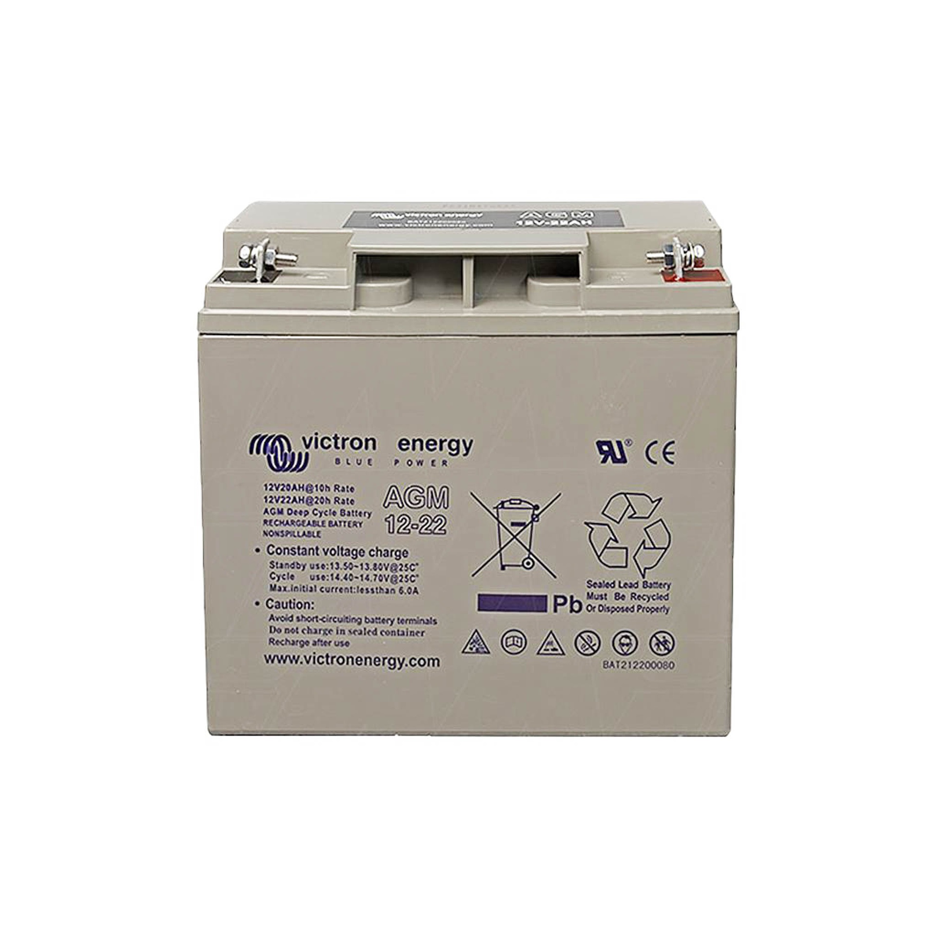 Victron 12V 22Ah Deep Cycle AGM Battery