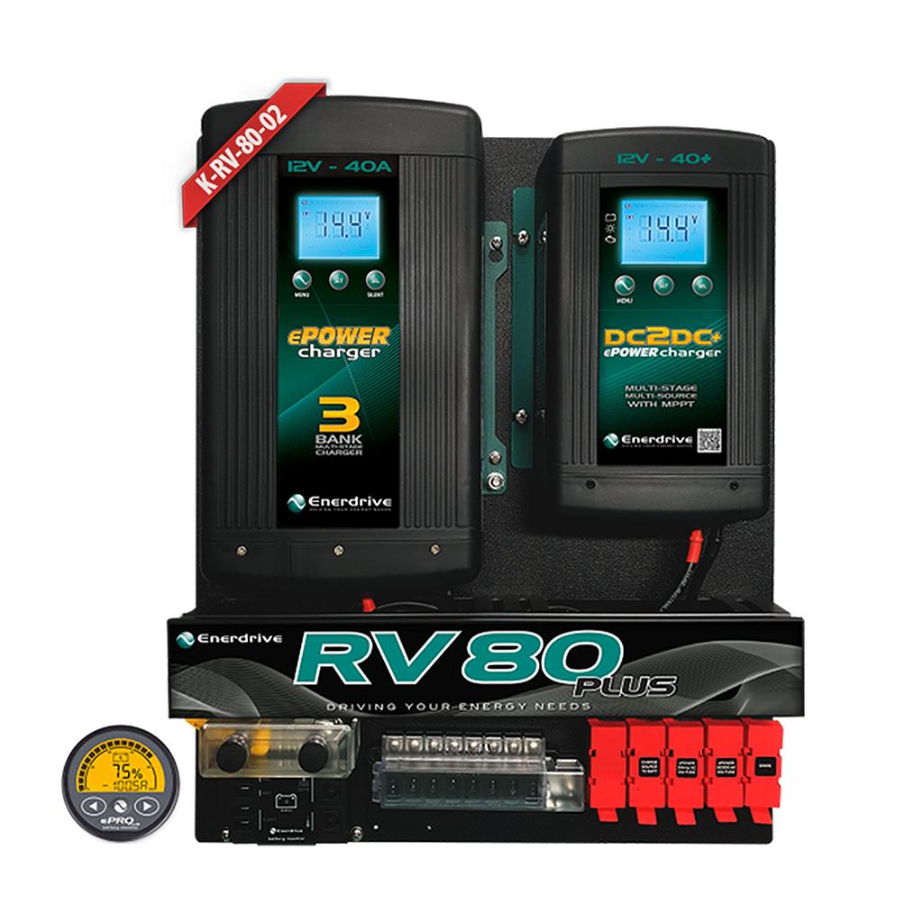 [K-RV-80-02] Enerdrive Rv80 Plus Board Inc Fuse Block