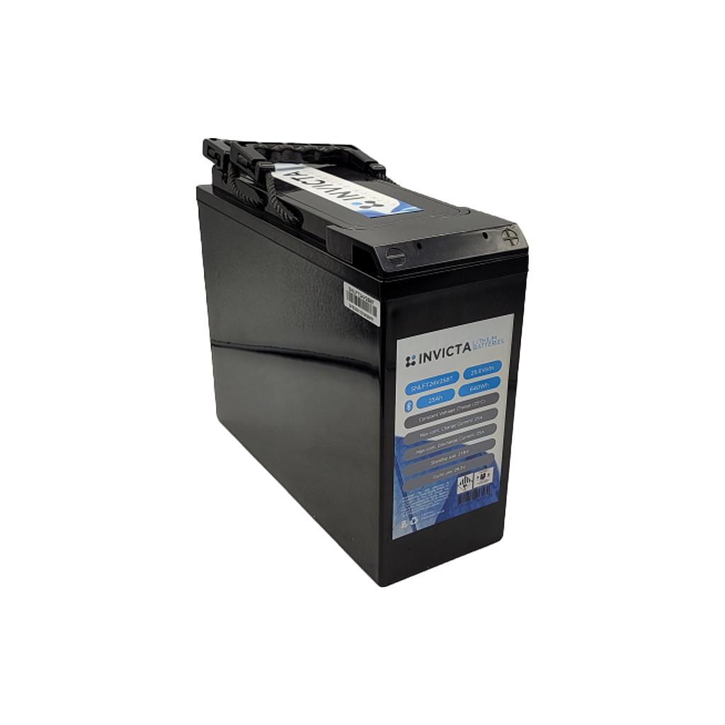 Invicta Lithium 24V 25Ah LiFePO4 Slim Battery (Bluetooth)