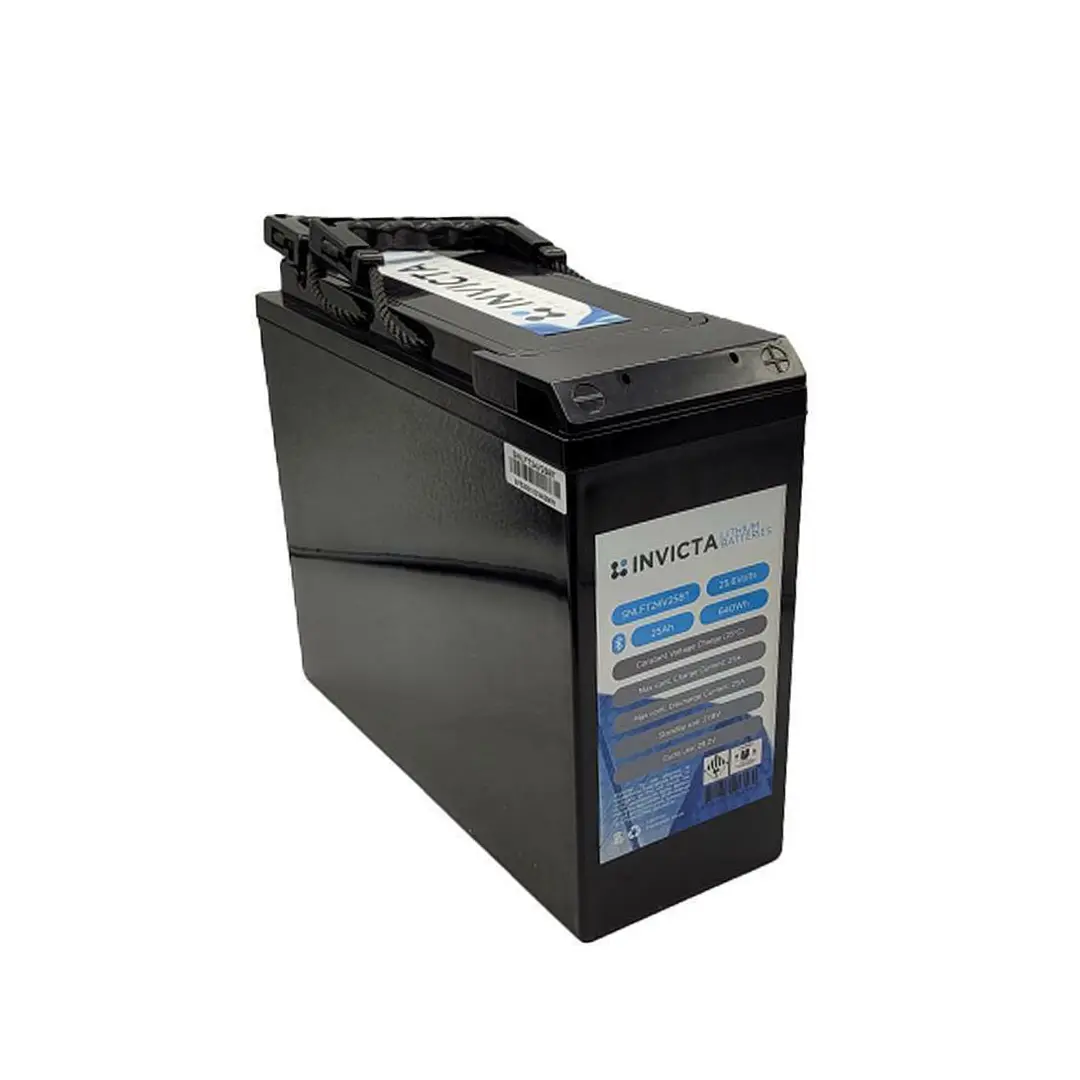Invicta Lithium 24V 25Ah LiFePO4 Slim Battery (Bluetooth)