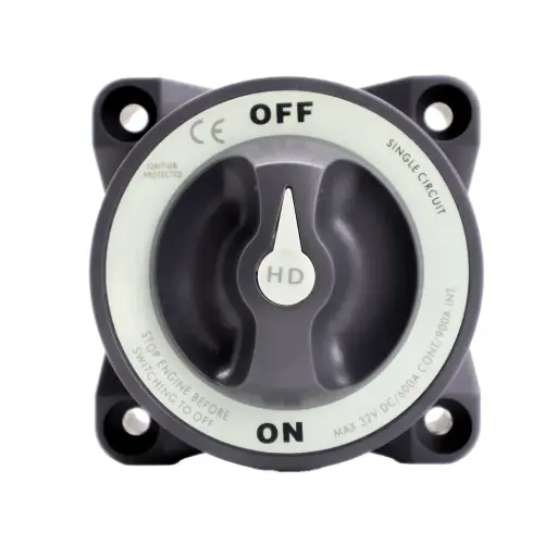 [AS326001B] Alvolta Heavy Duty On-Off 600A Battery Switch (Black)