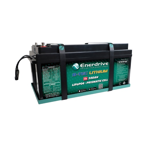 Enerdrive B-TEC 12V 300Ah LiFePO4 Battery (Gen2)