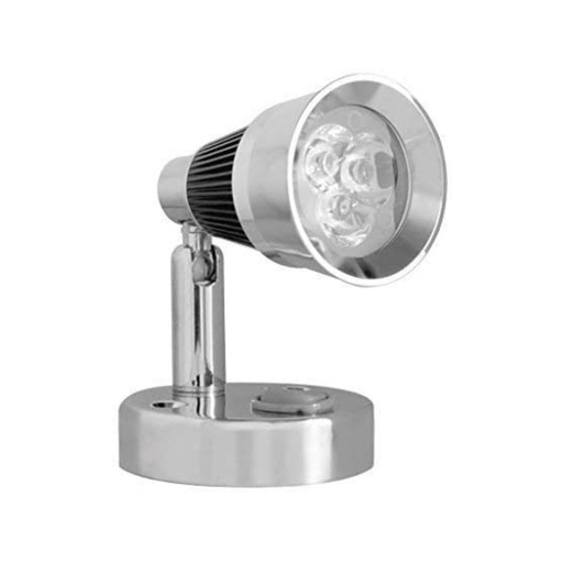 [0012185C] Dream Lighting 12V Cool White LED Frilly Swivel Chart Reading Light