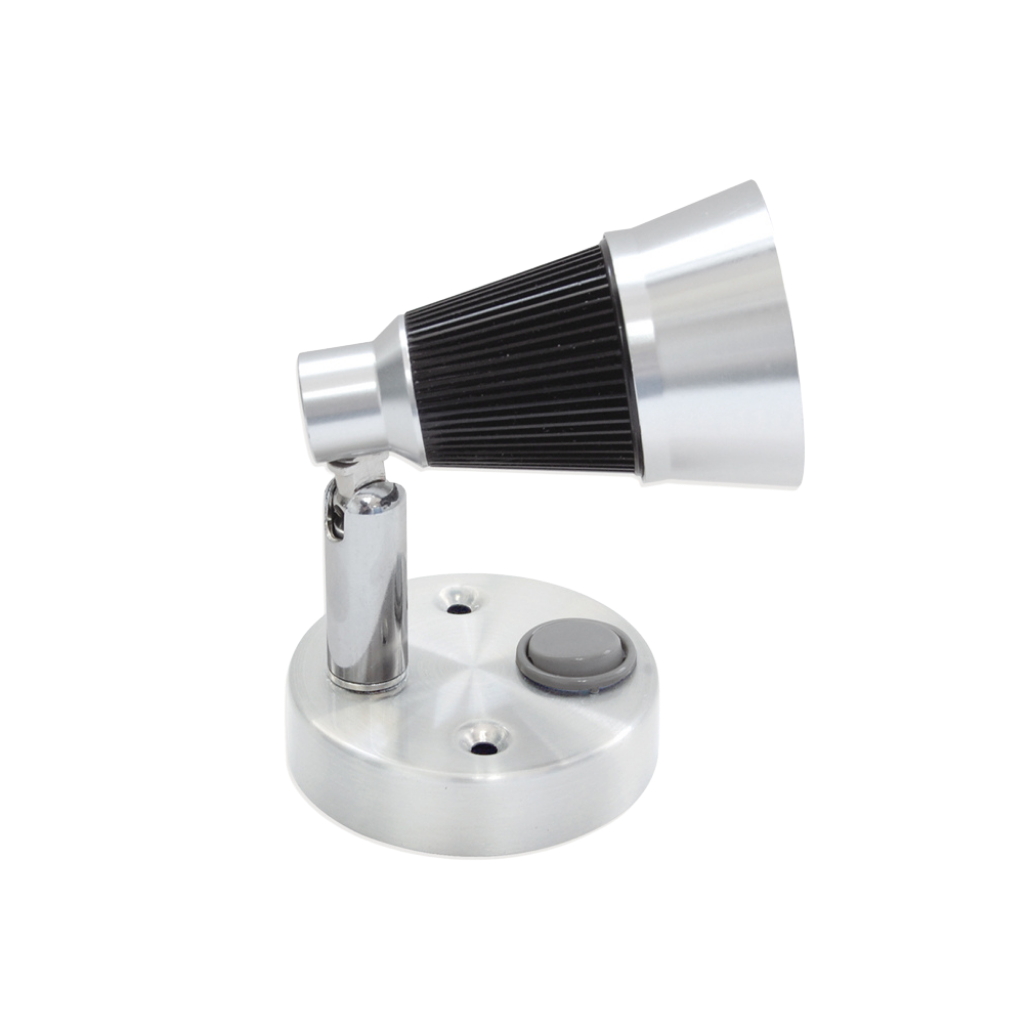 Dream Lighting 12V Cool White LED Frilly Swivel Chart Reading Light