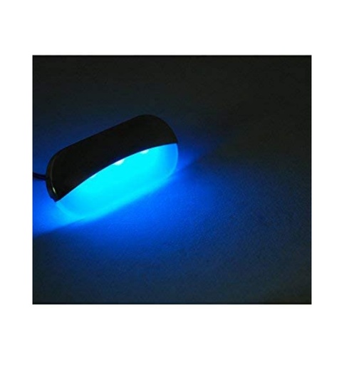 Dream Lighting 12V Blue Half Moon Oblong Courtesy Light 74mm