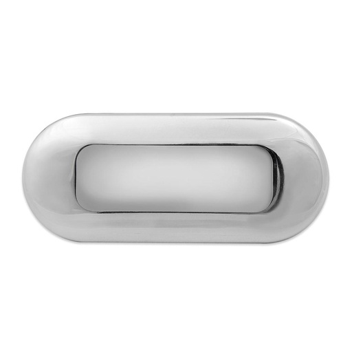 Dream Lighting 12V Cool White LED Stainless Steel Oblong Step Light 75mm
