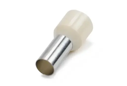 [BL16] Bootlace Ferrule 16mm² X 12mm Pin Ivory