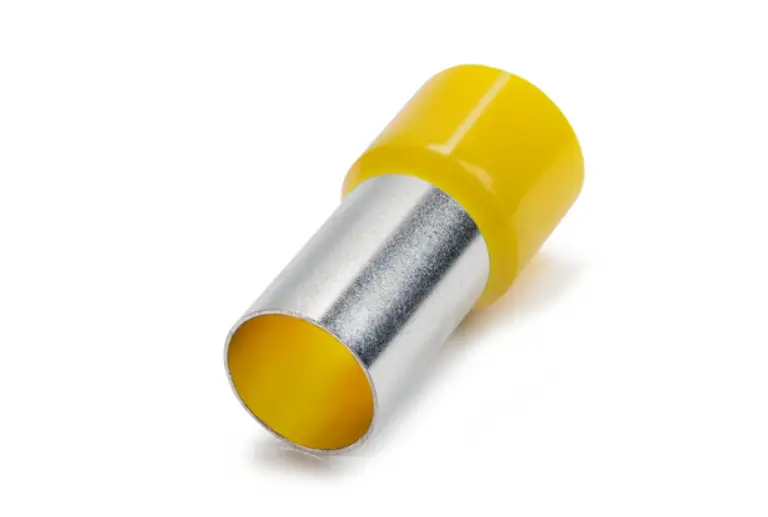 Bootlace Ferrule 70mm² X 21mm Pin Yellow