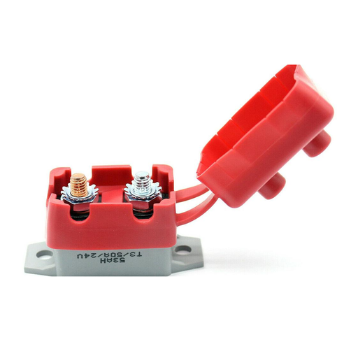 Alvolta Auto-Reset Circuit Breaker 50A with Red Cover