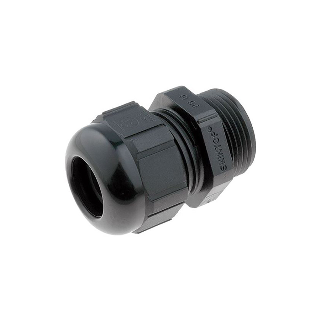 [DK25] Nylon Gland IP68 Black 25mm Cable Od 13mm-18mm