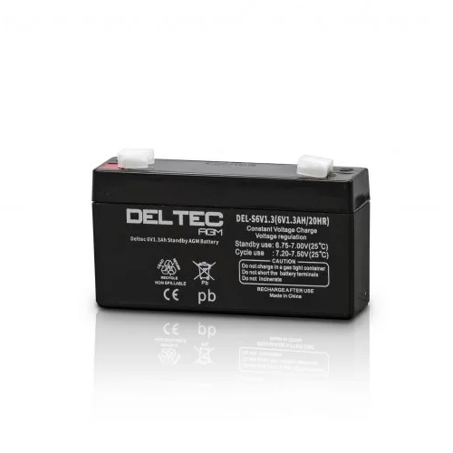 Deltec 6V 1.3Ah Standby AGM Battery