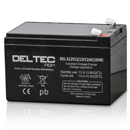 Deltec 12V 12Ah Standby AGM Battery