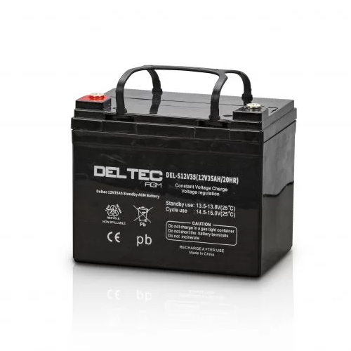 [DEL-S12V35] Deltec 12V 35AH Standby AGM Battery