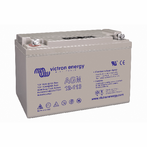 [BAT412101085] Victron 12V/110Ah AGM Deep Cycle Batt. (M8)