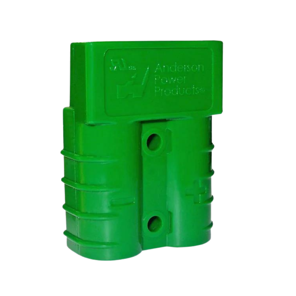 [1ANDERSONGN] Anderson Power Products 50A Genuine Green Anderson Plug