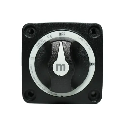 [AS483001B] Alvolta Single Circuit On-Off 300A Mini Battery Switch (Black)