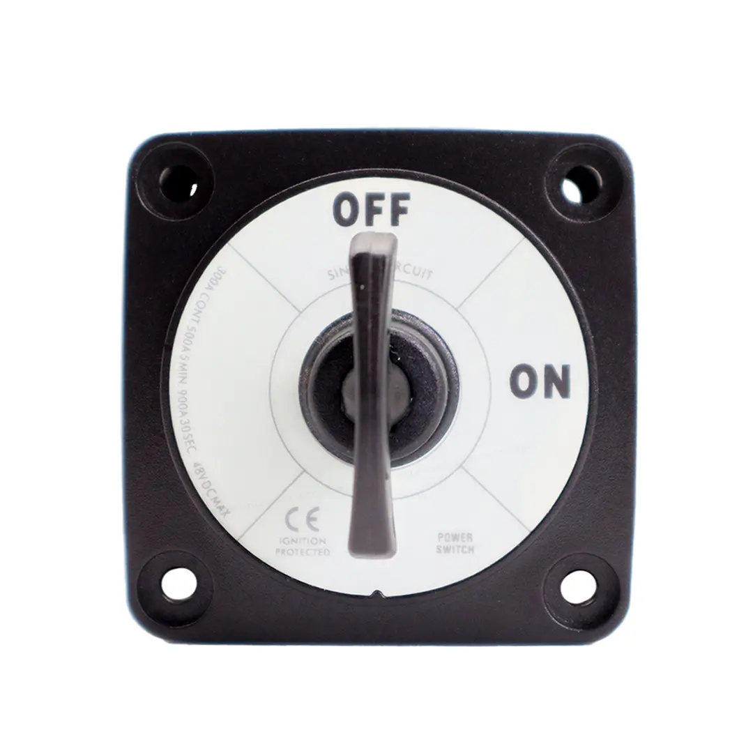 Alvolta Single Circuit On-Off Battery Switch W/Key Black