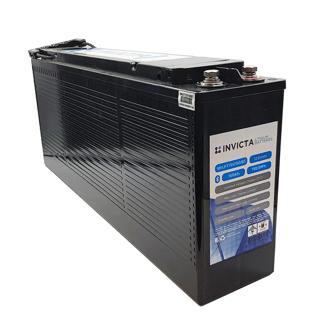 Invicta Lithium 12V 150Ah LiFePO4 Slim Battery (Bluetooth)