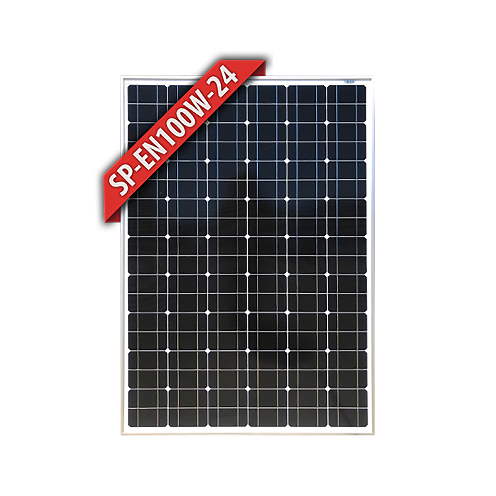 [SP-EN100W-B-24V] Enerdrive 24V 100W Solar Panel Black