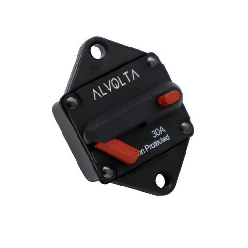 Alvolta 30A Manual Reset Panel Mount Circuit Breaker