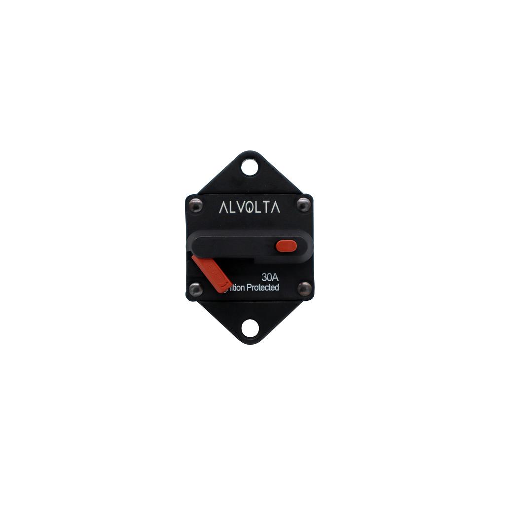 [M1230P] Alvolta 30A Manual Reset Panel Mount Circuit Breaker